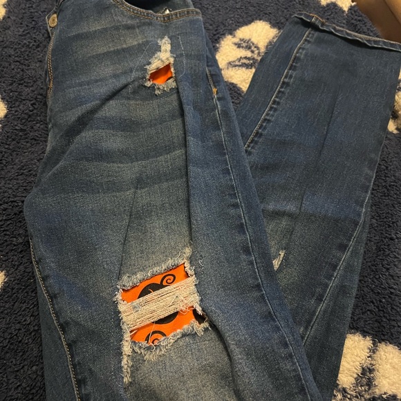 Halloween patchwork jeans - Picture 4 of 5